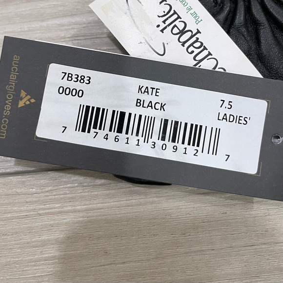 🇨🇦NWT AUCLAIR Ladies' Kate Sheepskin Gloves with Soft Lining Size 7.5 Black - Picture 12 of 15